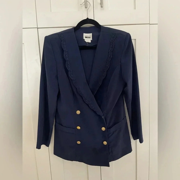 Leslie Fay Jackets & Blazers - Vintage Leslie Fay Navy Blazer